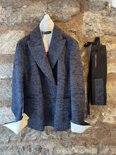 Carica l'immagine nel visualizzatore di Gallery, Ibrigu - Blazer Komon Kimono con cintura Obi
