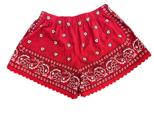 SHORTS BANDANA RICAMATO