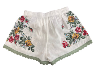 SHORTS RICAMATI PUNTO CROCE